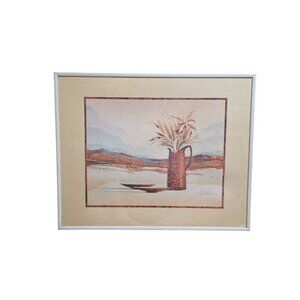 Edward Stolarz Southwest Earthy Tone Art Work Wall Decor